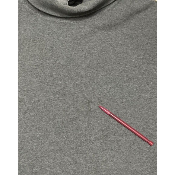 The North Face XL Pullover Gray 3/4 Sleeve Funnel Turtle Neck Top Womens - Picture 9 of 9